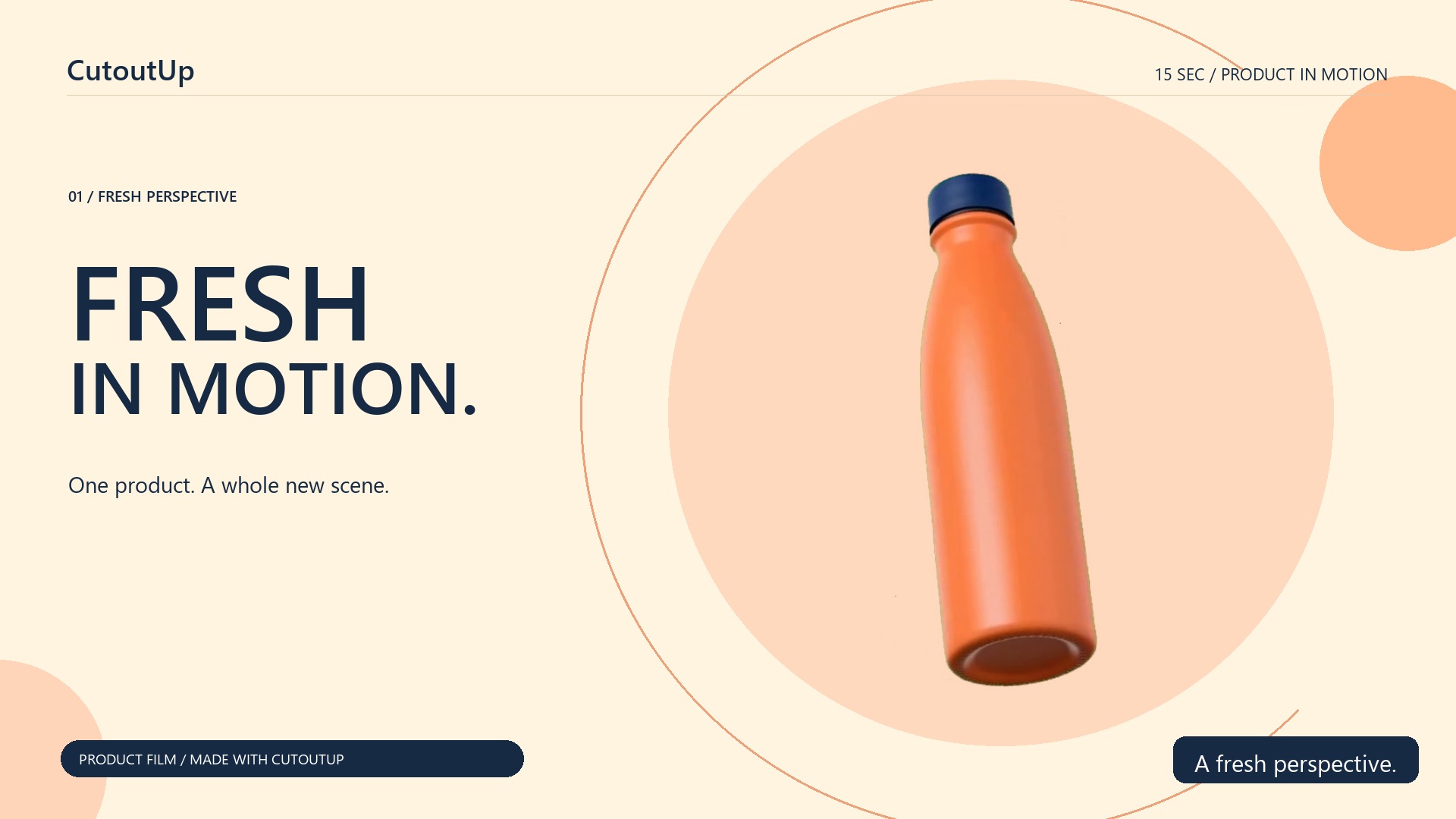 Product in motion: from green screen to an ad